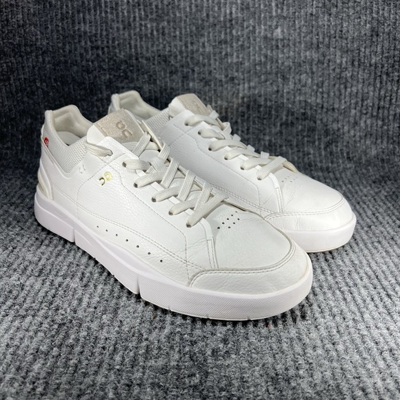 On The Roger Centre Court Women's Size 9 Neutral Arctic Pearl Tennis Shoes - Picture 2 of 12